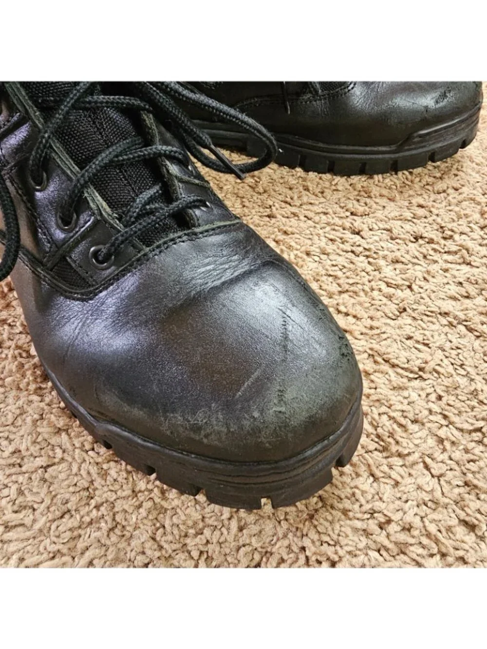 Thorogood Tactical Work Boots Mens 12 Black Leather 834-6086 6